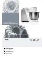 Предварительный просмотр 1 страницы Bosch MUM 54920GB Operating Instruction