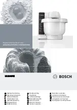 Bosch MUM48RE Operating Instructions Manual preview