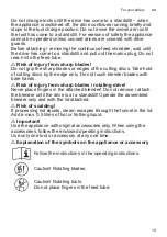 Preview for 19 page of Bosch MUM50149 Instruction Manual