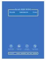 Предварительный просмотр 211 страницы Bosch MUM52 series Operating Instructions Manual