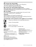 Preview for 4 page of Bosch MUM57860AU Operating Instructions Manual