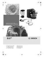 Preview for 1 page of Bosch MUMXX Series Operating Instructions Manual