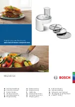 Bosch MUZ4DS4 Instruction Manual preview