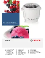 Bosch MUZ4EB1 Instruction Manual preview