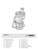 Bosch MUZ5CC1 Operating Instructions Manual preview