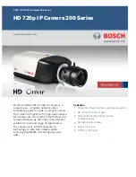 Bosch NBC-225-P Specifications предпросмотр