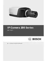 Предварительный просмотр 1 страницы Bosch NBC-255-P Installation And Operation Manual