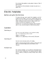 Предварительный просмотр 13 страницы Bosch NCT612C01 Installation Instructions Operating And Assembly Instructions Manual