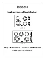 Предварительный просмотр 9 страницы Bosch NEM73 UC Installation Instructions Manual