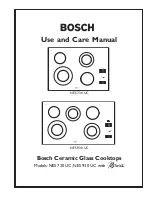 Bosch NES 730 UC Use And Care Manual предпросмотр