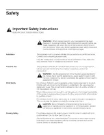 Preview for 4 page of Bosch NET 5054 UC Use And Care Manual