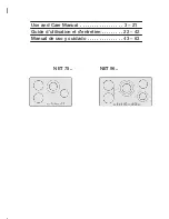Предварительный просмотр 3 страницы Bosch NET 75 Series Use And Care Manual