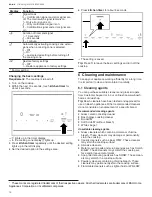 Предварительный просмотр 16 страницы Bosch NETP069SUC User And Care Manual