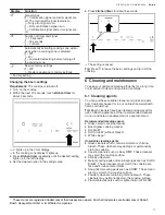 Предварительный просмотр 17 страницы Bosch NETP669SUC Use And Care Manual