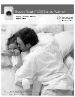 Bosch Nexxt 100 Series WFMC1001UC Operating, Care And Installation Instructions Manual предпросмотр