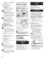 Preview for 48 page of Bosch Nexxt 100 Series WFMC1001UC Operating, Care And Installation Instructions Manual