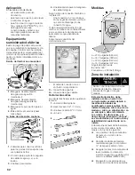 Preview for 62 page of Bosch Nexxt 100 Series WFMC1001UC Operating, Care And Installation Instructions Manual