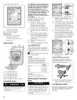 Preview for 6 page of Bosch Nexxt 100 Series Operating, Care And Installation Instructions Manual