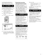 Preview for 7 page of Bosch Nexxt 100 Series Operating, Care And Installation Instructions Manual