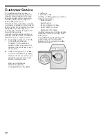 Preview for 22 page of Bosch Nexxt 100 Series Operating, Care And Installation Instructions Manual