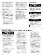 Preview for 26 page of Bosch Nexxt 100 Series Operating, Care And Installation Instructions Manual