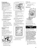 Preview for 29 page of Bosch Nexxt 100 Series Operating, Care And Installation Instructions Manual