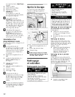 Preview for 42 page of Bosch Nexxt 100 Series Operating, Care And Installation Instructions Manual