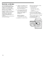 Preview for 72 page of Bosch Nexxt 100 Series Operating, Care And Installation Instructions Manual