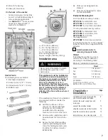 Предварительный просмотр 7 страницы Bosch Nexxt 500 Plus Series WTMC533 Operation & Care Instructions Manual