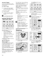 Предварительный просмотр 18 страницы Bosch Nexxt 500 Plus Series WTMC533 Operation & Care Instructions Manual