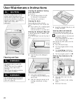 Предварительный просмотр 20 страницы Bosch Nexxt 500 Plus Series WTMC533 Operation & Care Instructions Manual