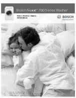 Preview for 1 page of Bosch Nexxt 700 Series Operating, Care And Installation Instructions Manual