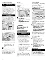 Preview for 16 page of Bosch Nexxt 700 Series Operating, Care And Installation Instructions Manual