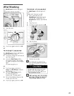 Preview for 25 page of Bosch Nexxt 700 Series Operating, Care And Installation Instructions Manual