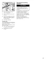 Preview for 27 page of Bosch Nexxt 700 Series Operating, Care And Installation Instructions Manual