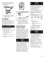 Preview for 75 page of Bosch Nexxt 700 Series Operating, Care And Installation Instructions Manual