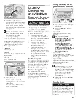 Preview for 17 page of Bosch Nexxt DLX WFMC 4300UC Operation & Care Instructions Manual