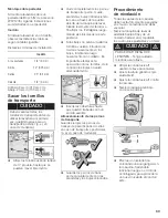 Preview for 69 page of Bosch Nexxt DLX WFMC 4300UC Operation & Care Instructions Manual