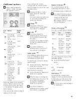 Preview for 19 page of Bosch Nexxt Premium Platinum WTMC 632SCN Operation & Care Instructions Manual