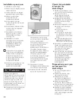 Preview for 40 page of Bosch Nexxt Premium Platinum WTMC 632SCN Operation & Care Instructions Manual