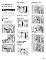 Preview for 43 page of Bosch Nexxt Premium Platinum WTMC 632SCN Operation & Care Instructions Manual