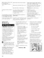 Preview for 56 page of Bosch Nexxt Premium Platinum WTMC 632SCN Operation & Care Instructions Manual