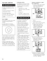 Preview for 64 page of Bosch Nexxt Premium Platinum WTMC 632SCN Operation & Care Instructions Manual