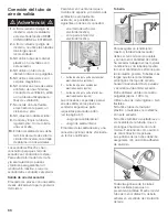 Preview for 66 page of Bosch Nexxt Premium Platinum WTMC 632SCN Operation & Care Instructions Manual