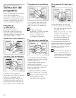 Preview for 74 page of Bosch Nexxt Premium Platinum WTMC 632SCN Operation & Care Instructions Manual