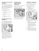 Preview for 82 page of Bosch Nexxt Premium Platinum WTMC 632SCN Operation & Care Instructions Manual