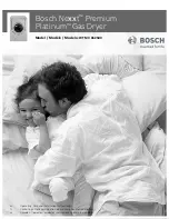Bosch Nexxt Premium Platinum WTMC 652SUC Operation & Care Instructions Manual preview