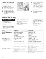 Preview for 26 page of Bosch Nexxt Premium Platinum WTMC 652SUC Operation & Care Instructions Manual