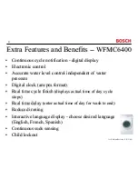 Предварительный просмотр 4 страницы Bosch Nexxt Premium WFMC6400UC Training Manual