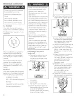 Preview for 8 page of Bosch Nexxt Premium WTMC6300 Operating, Care And Installation Instructions Manual